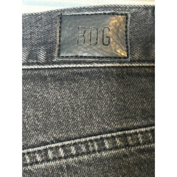 BDG black fringe high rise girlfriend shorts size 26 - Picture 6 of 14